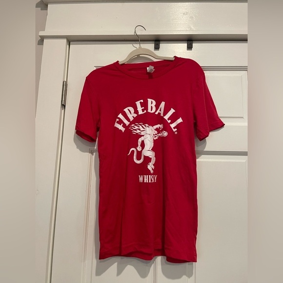 Bella Canvas Other - Red Fireball Whiskey T Shirt